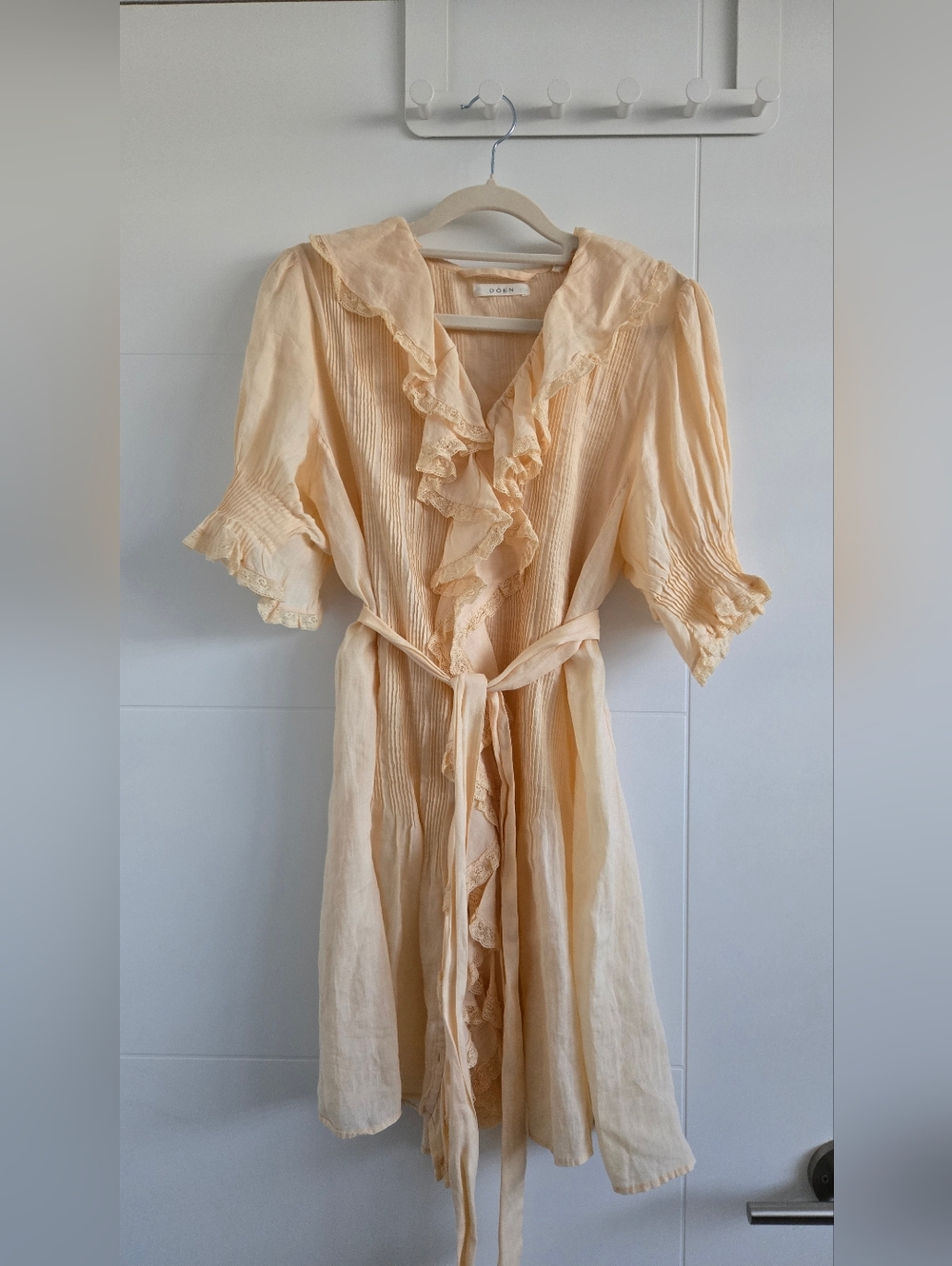 Doen Piper Dress In Peach Blossom Size Small